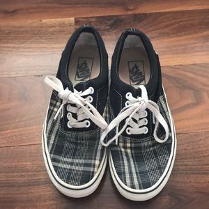 AS IS Plaid Gray Vans